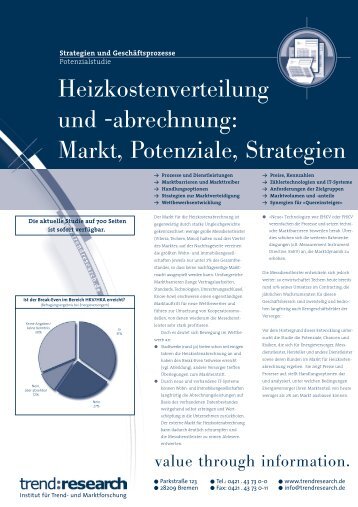 Heizkostenverteilung und -abrechnung - trend:research