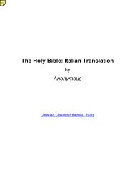 The Holy Bible: Italian Translation - Abiblecommentary.com