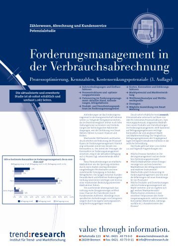 Forderungsmanagement in der ... - trend:research