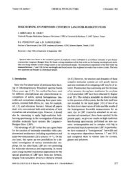 HOLE BURNING ON PORPHYRIN CENTERS IN LANGMUIR ...