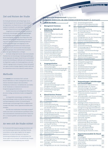 Shared Services in der Energiewirtschaft - trend:research