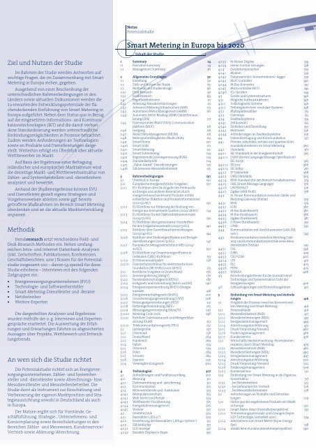 Smart Metering in Europa bis 2020 - trend:research