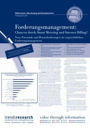 Forderungsmanagement: Chancen durch Smart ... - trend:research