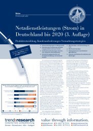 Netzdienstleistungen (Strom) in Deutschland bis 2020 - trend:research