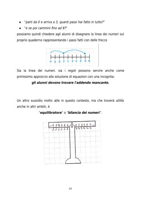 Addizione e sottrazione in PRIMA ELEMENTARE Passiamo quindi ...