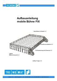 Aufbauanleitung mobile Bühne FIX - Trenomat