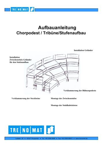 Aufbauanleitung Chorpodest - Trenomat