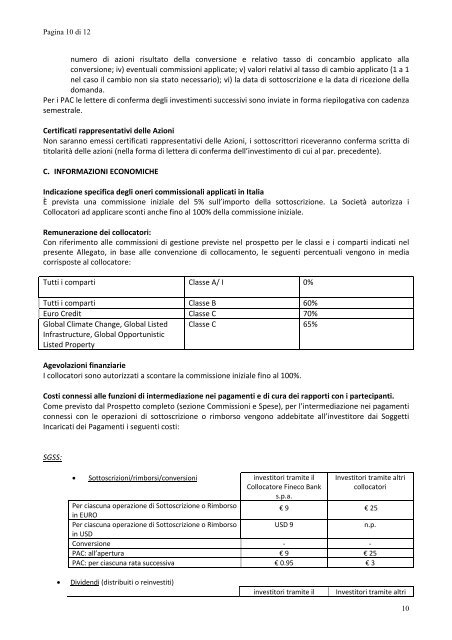 MODULO DI SOTTOSCRIZIONE DI AZIONI DI OPEN WORLD PLC Il ...