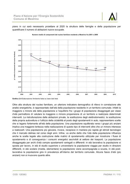 piano d'azione per l'energia sostenibile del comune di mestrino