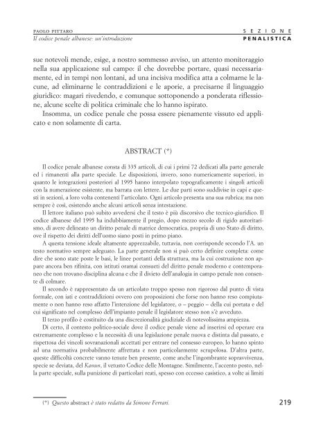 Rivista Diritto penale 21 sec. n. 2-2006 - Cedam