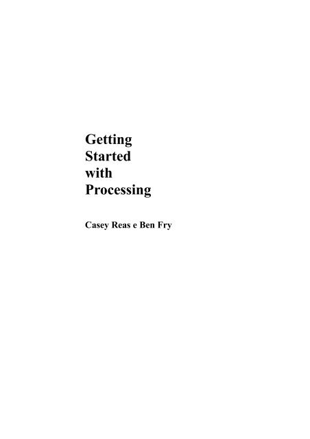 Getting Started with Processing - lfdesign.it