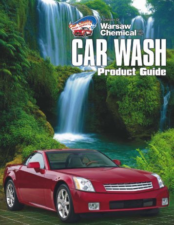 new 12-page Car Wash Product Guide - Warsaw Chemical ...