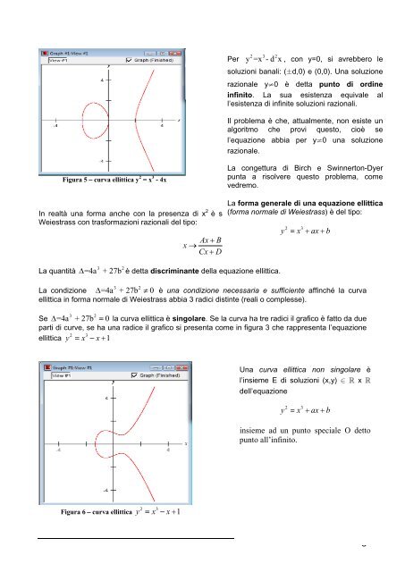 Congettura di Birch e Swinnerton-Dyer Curve ... - Rudi Mathematici