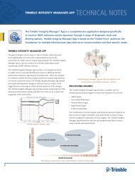 Tech Notes - Trimble