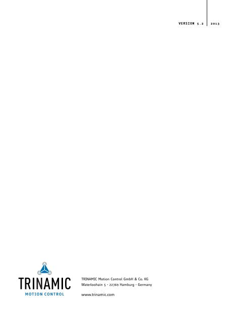 Download the TRINAMIC Product Guide