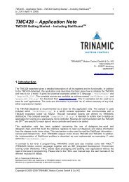 TMC428 – Application Note - Trinamic