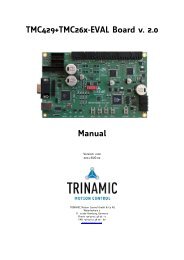 TMC429+TMC26x-EVAL Manual - Trinamic