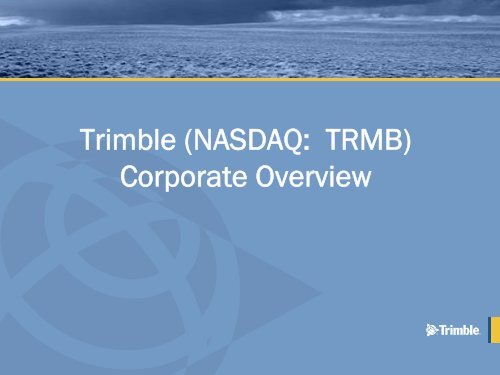 Revenue - Trimble