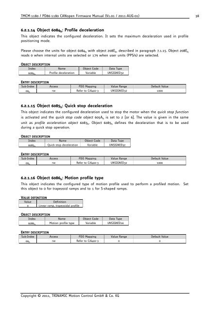 PD86-1180 CANopen FW Manual (.pdf) - Trinamic