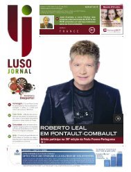 RobeRto LeaL em PontauLt-CombauLt - Luso Jornal