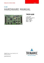 TMCM-1630 Hardware Manual - Trinamic