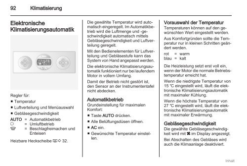 Handbuch - Opel