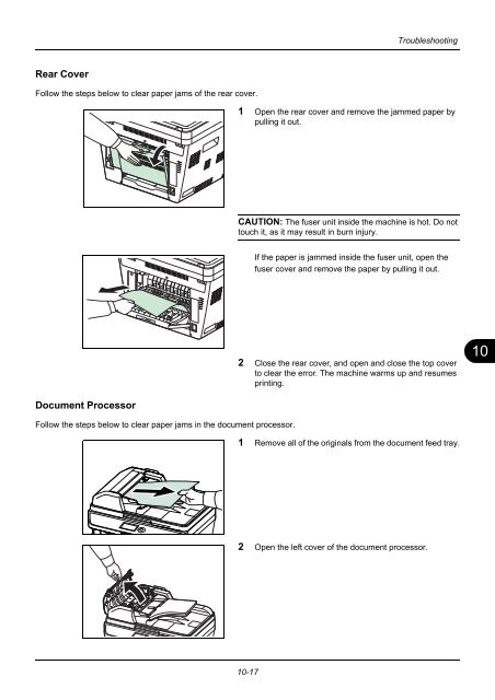 DC 6130 / P / 6135 / 6230 / 6235 - TA Triumph-Adler GmbH