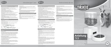 Anleitung TX3 Istruzioni per l - Trixie