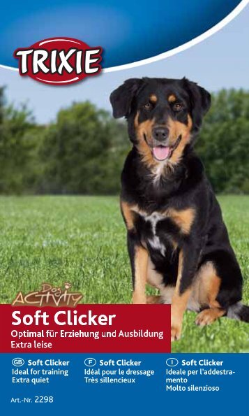 Instructions pour Soft Clicker art. 2298 - Trixie