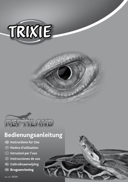 Bedienungsanleitung - Trixie