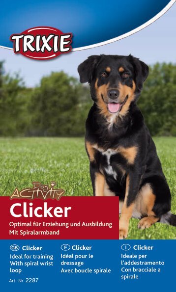 Anwendung Dog Activity Clicker Art. 2287 - Trixie