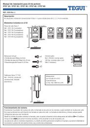 Manual de instalación para kit de portero 3757 10 / 3757 20 ... - Distel