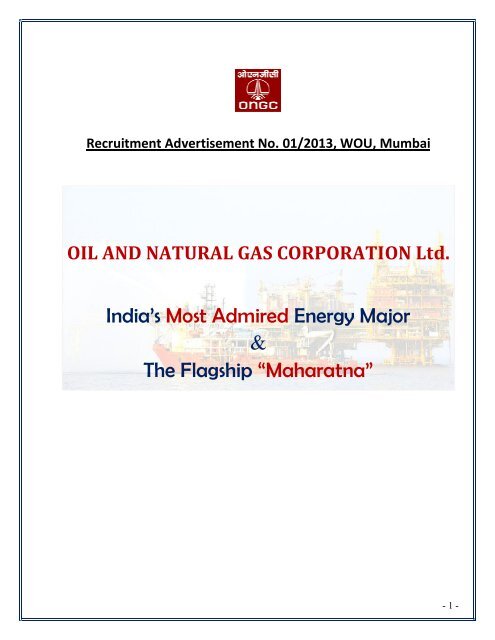 Apply - ONGC