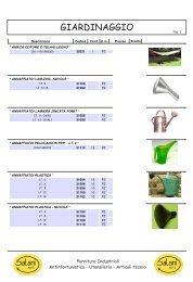 GIARDINAGGIO - Salani srl