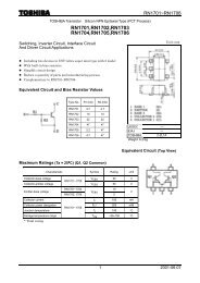 RN1701,RN1702,RN1703 RN1704,RN1705,RN1706 - Datasheet ...