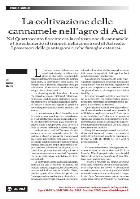 Leggi l'articolo in formato pdf - Agorà