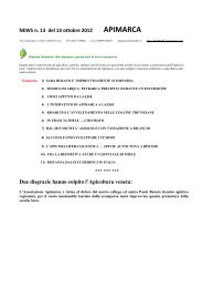 NEWS/2 ottobre 2012 APIMARCA - Apicoltura online