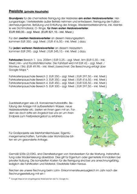 Download - Reinigung von Fussbodenheizungen mit Pellets