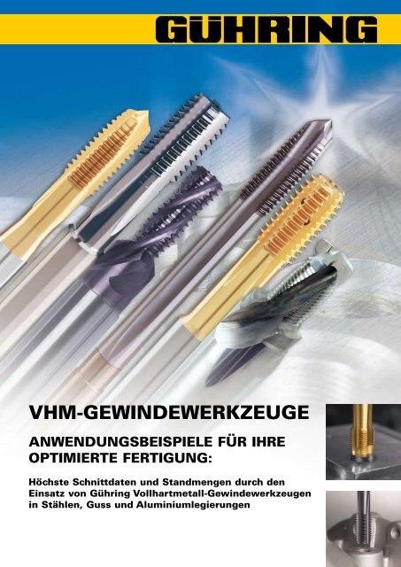 VHM-GewindewerkzeuGe - Gühring