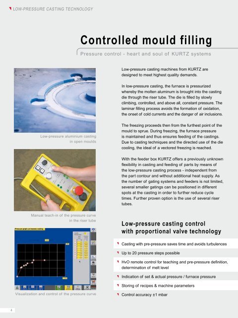 Product Range KURTZ Foundry Machines