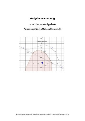 Aufgabensammlung Von Klausuraufgaben - Mathe-Material