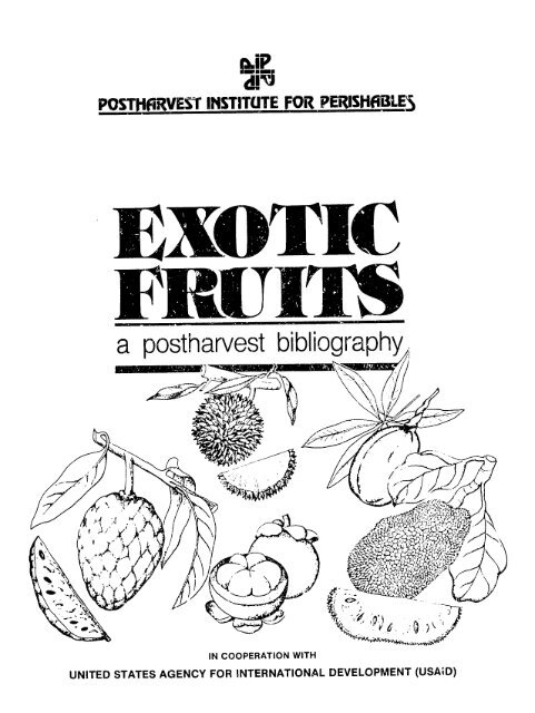 a postharvest bibliography;