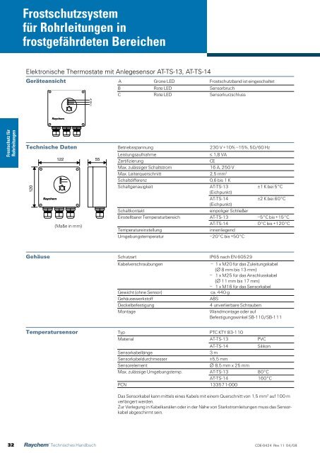 Technisches Handbuch - Protec Handels AG