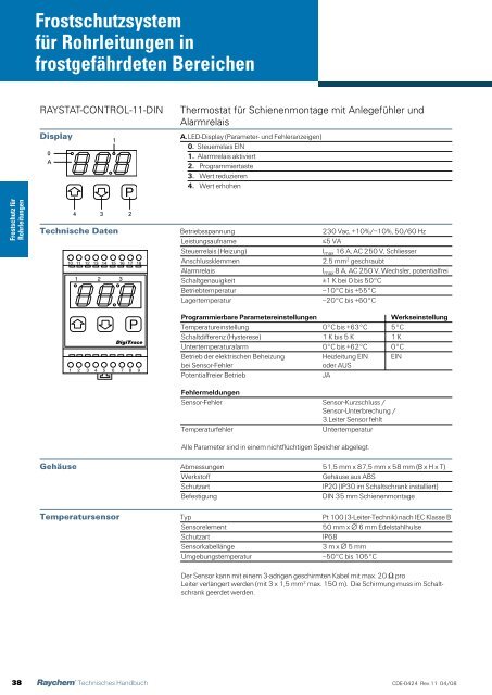 Technisches Handbuch - Protec Handels AG