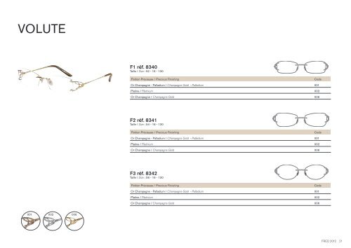 Plan de Collection - Silmo 2012 - Prooptica