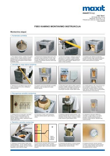 Fibo kamino montavimo instrukcija - Stogdengiai.lt