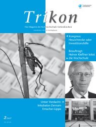 Ausgabe 2/2007 - TRIKON - Fachhochschule Gelsenkirchen