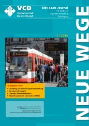 Heft - VCD Landesverband Elbe-Saale