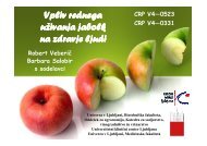 Vpliv rednega uživanja jabolk na zdravje ljudi