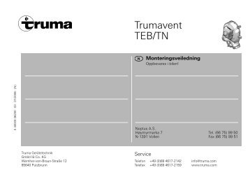 Trumavent TEB/TN - Truma Gerätetechnik GmbH & Co. KG